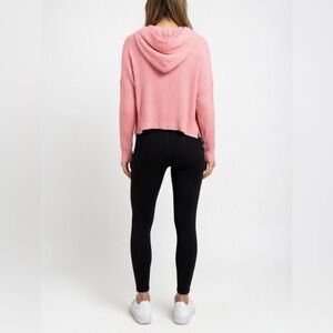 Offline By Aerie Alpaca Blend Cropped Knit Hoodie